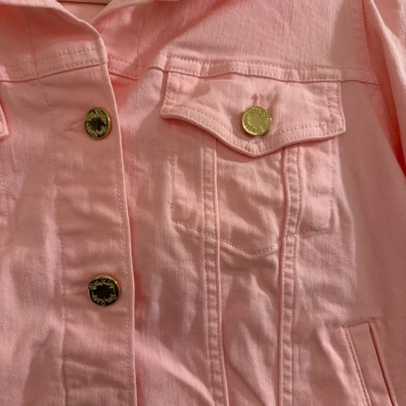 Lilly Pulitzer Pink Laylani Denim Jacket - Picture 6 of 10